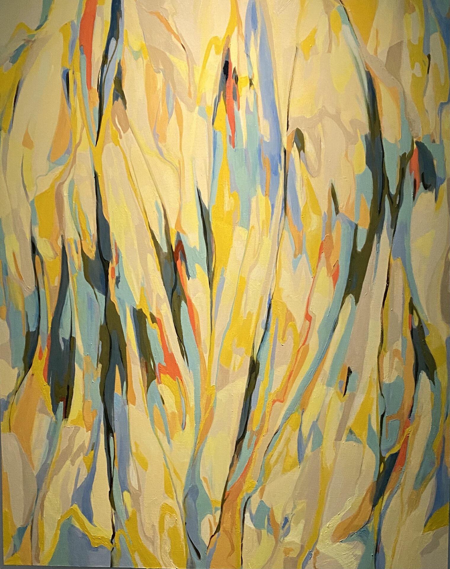 Chased by Sunlight
60"H x 48”W Oil on Canvas